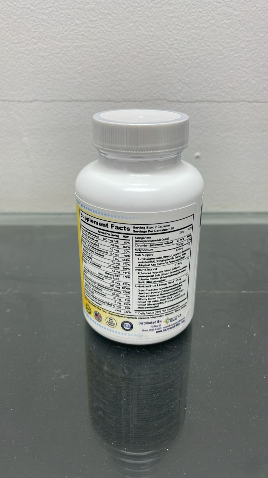 Mens Multivitamin 500 mg - 60 Cápsulas - Image 2