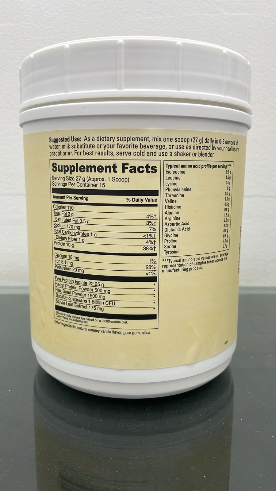 Vegan Protein Vanilla - 500g - Image 2