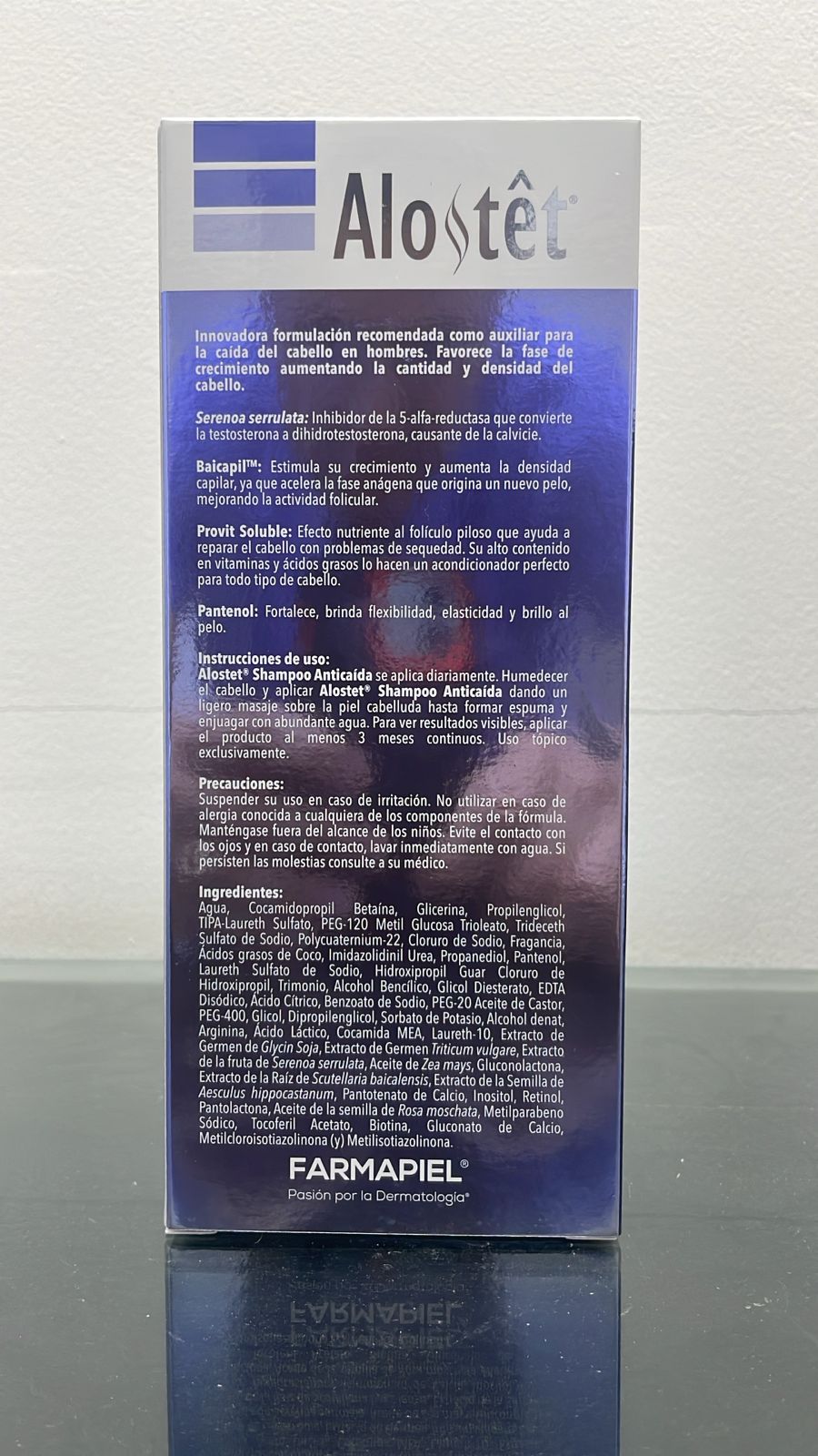 Alostet Shampoo Anticaída Caballero - 200ml - Image 2