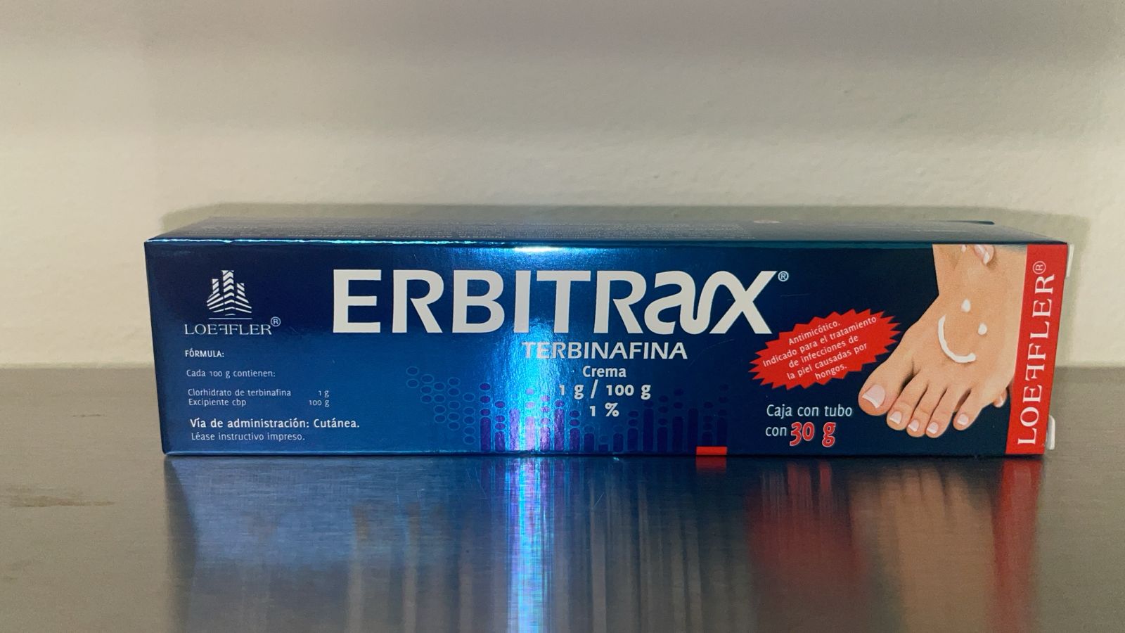 Erbitrax Crema con Terbinafina 1% –30 g