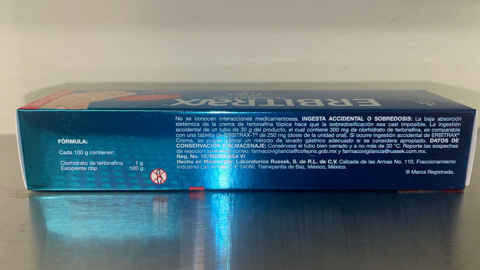 Erbitrax Crema con Terbinafina 1% –30 g - Image 2