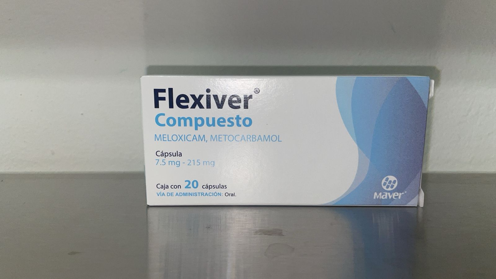 Flexiver Compuesto con Meloxicam y Metocarbamol – 20 cápsulas