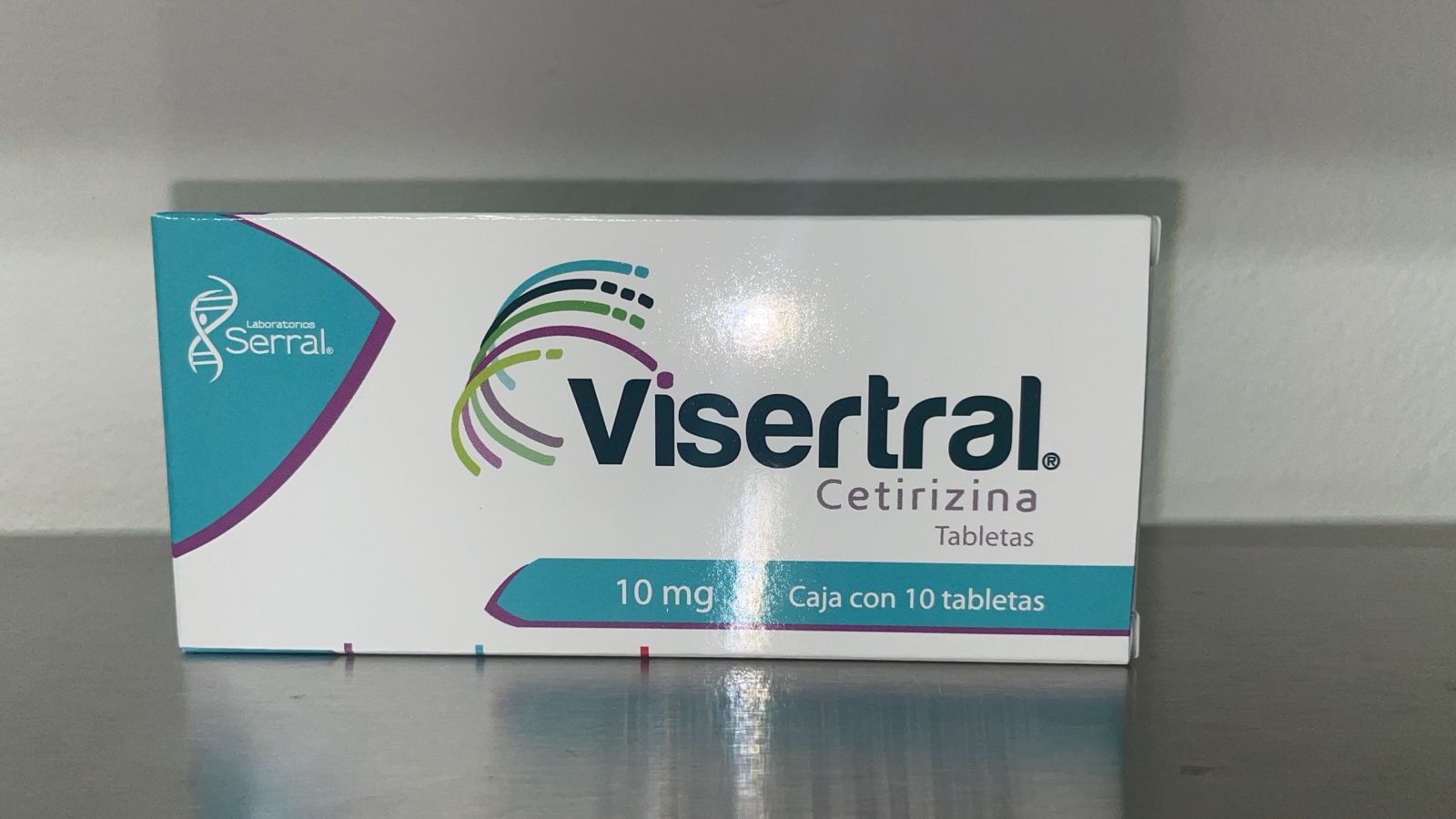 Visertal Cetirizina 10mg – 10 tabletas